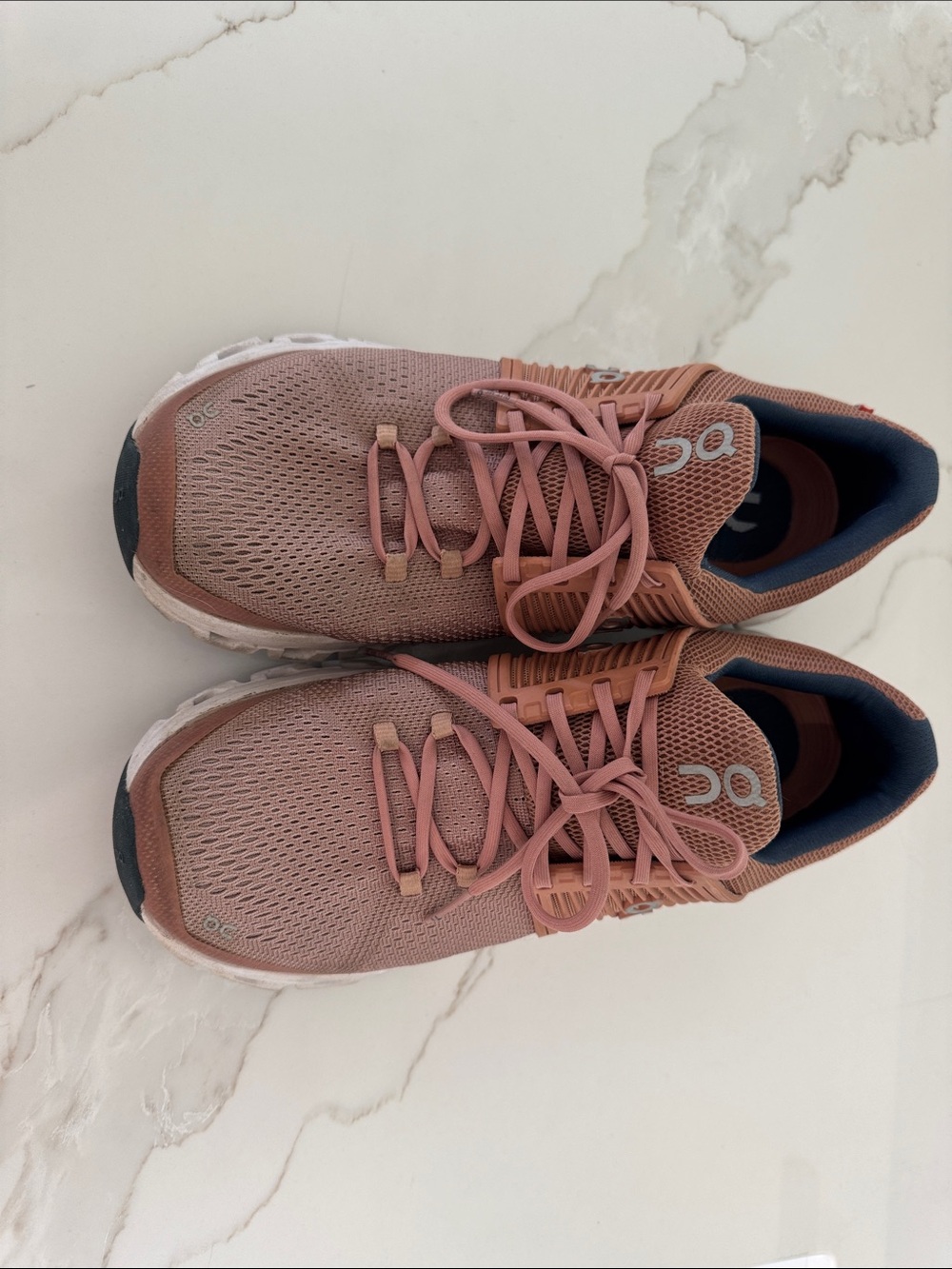 On Running Rose Pink Performance Mesh Sneakers